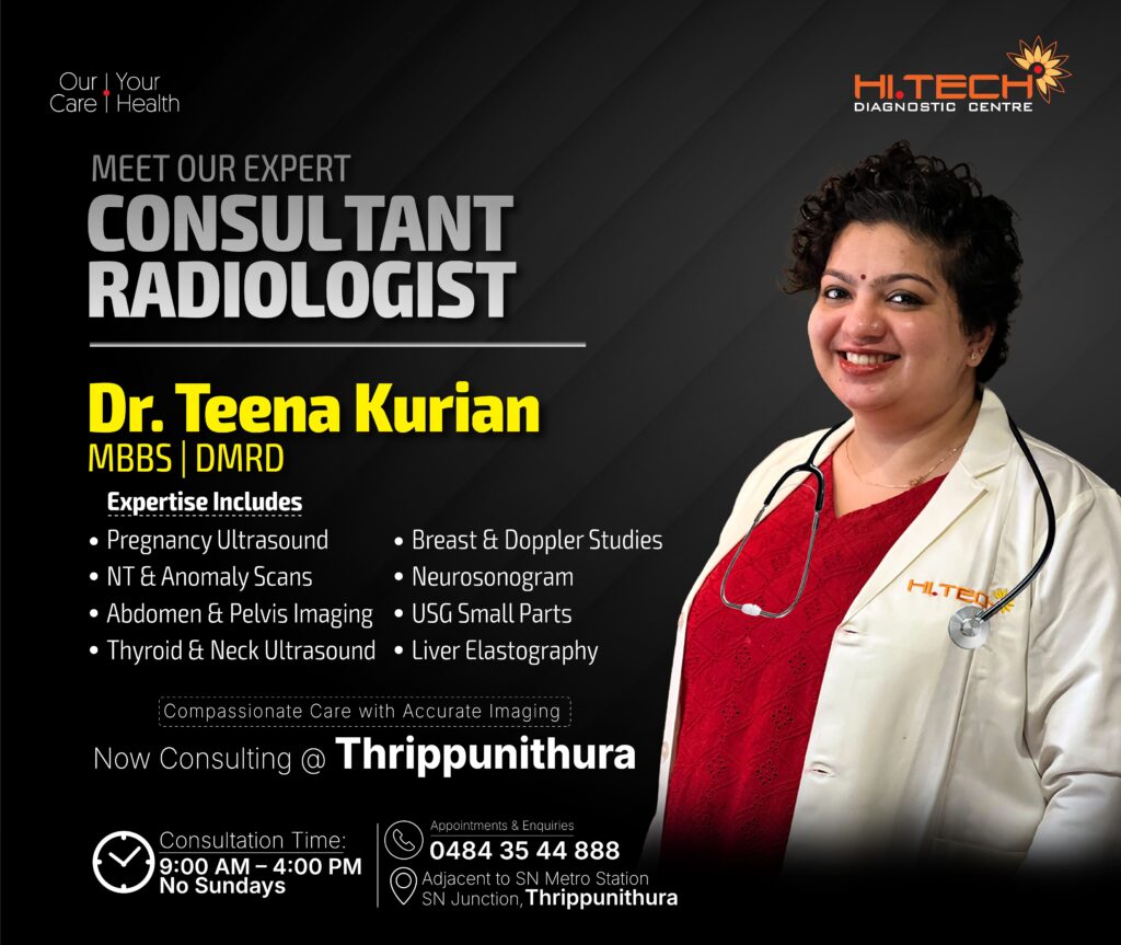 Consultant Radiologist in Thrippunithura | Dr. Teena Kurian