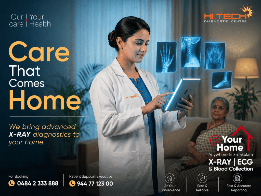 X-Ray @ Home service in Kochi by Hi.Tech Diagnostic Centre